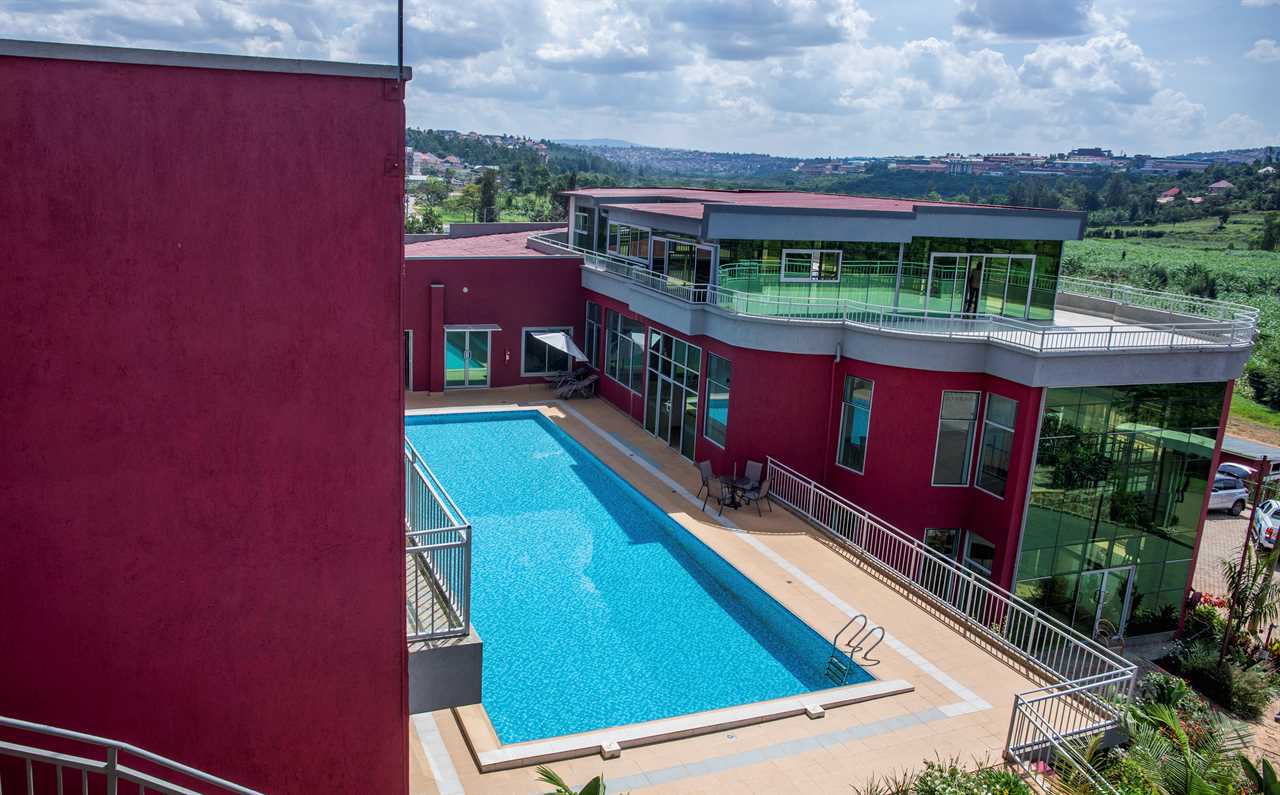 Along with the pool, above, Rouge by Desir also boasts free wifi, a tennis court, a gym and access to a golf course