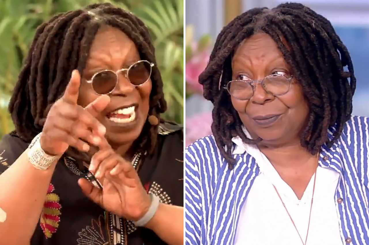 The View host Whoopi Goldberg suffers MULTIPLE mishaps as show airs live from the Bahamas