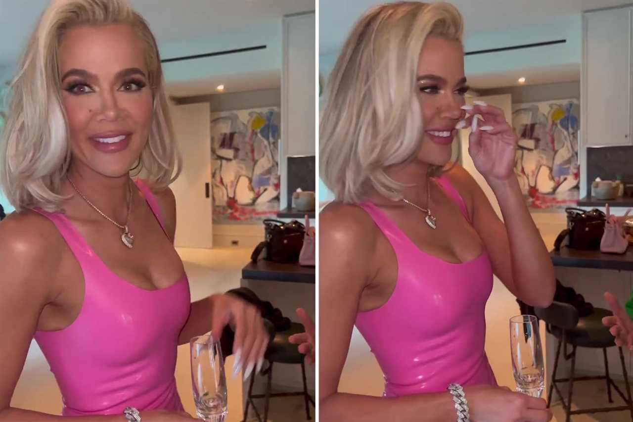 Khloe Kardashian sparks more concern after her ‘tiny thigh’ looks thinner than her NECK’ in troubling new photo