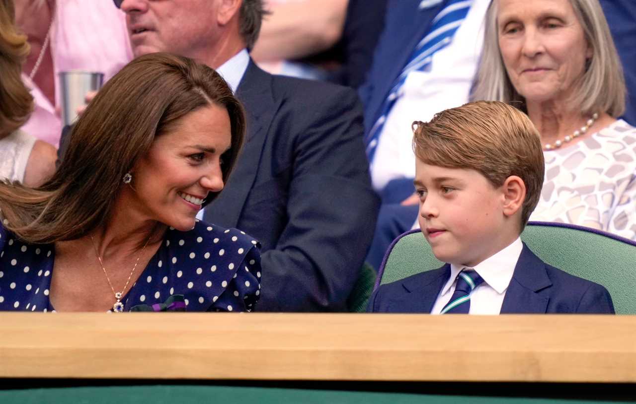 Royal fans are all saying the same thing about sweet moment Kate Middleton ‘introduces’ Prince George at Wimbledon