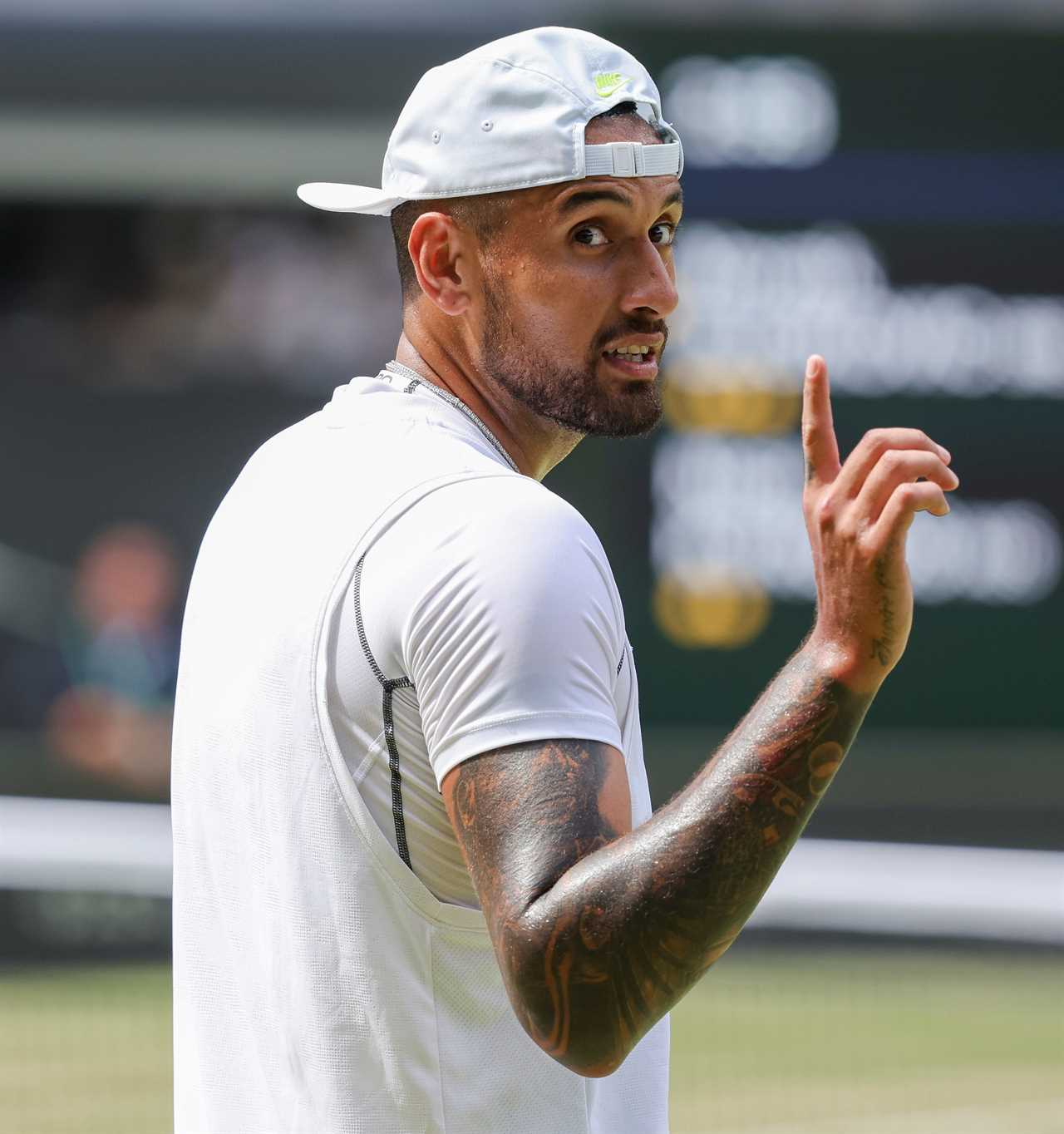 Kyrgios’ Wimbledon final meltdown from dropping F-bomb yards from Prince George to slamming ‘drunk woman’ and own team