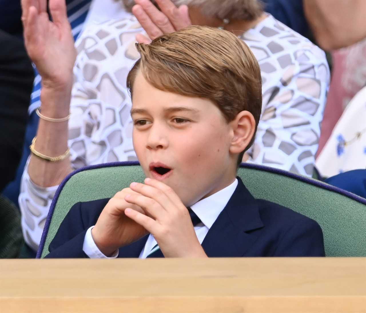Prince George left shocked after Nick Kyrgios drops F-bomb in front of the Royal Box during Wimbledon final