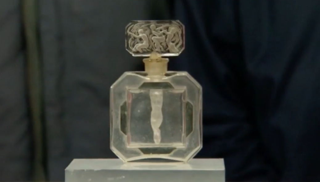 Antiques Roadshow expert left blushing by VERY rude carving on perfume bottle