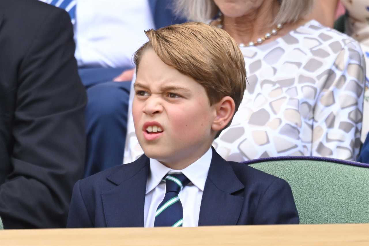 Prince George reveals who he was supporting in the Wimbledon final as he watches with Kate Middleton and William