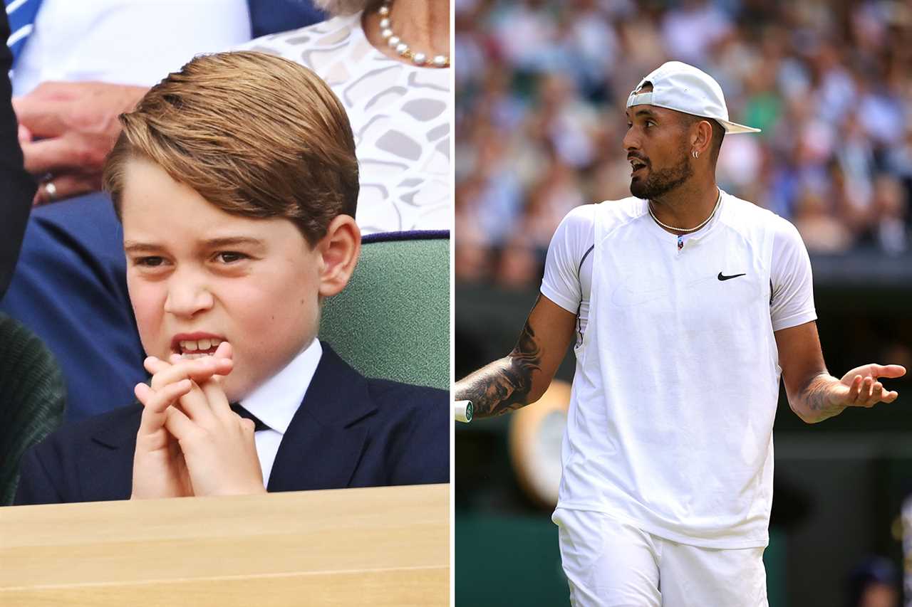 Royal fans in stitches over joke William cracked to Prince George backstage at Wimbledon