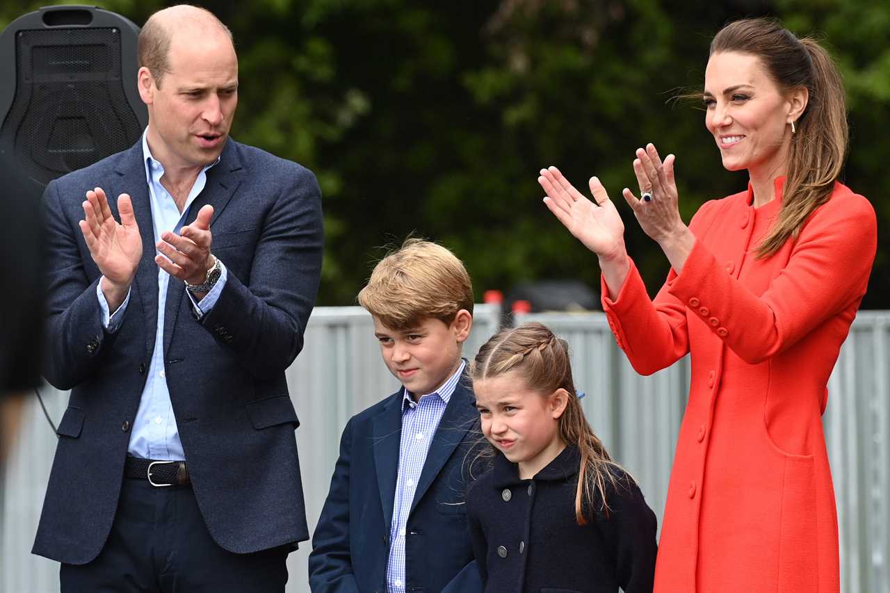 Royal fans in stitches over joke William cracked to Prince George backstage at Wimbledon