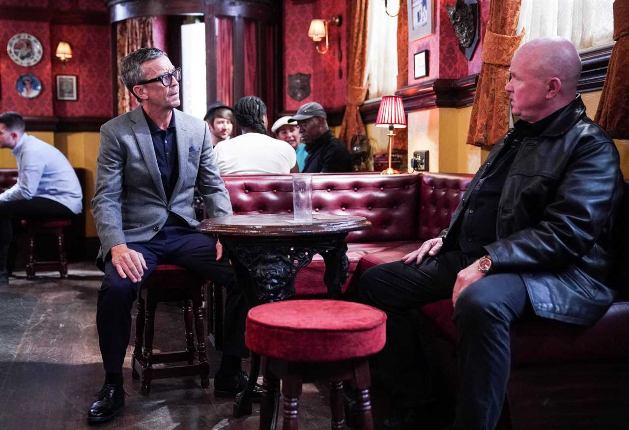 EastEnders spoilers: Phil Mitchell launches bar stool across the Queen Vic in explosive fight