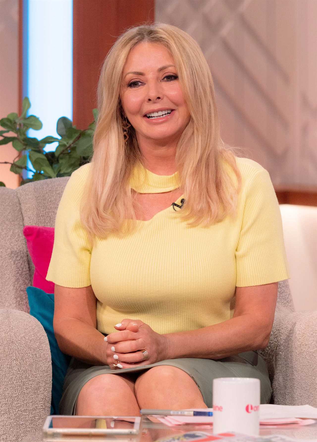 Carol Vorderman looks stunning as she goes make-up free for early start at ITV