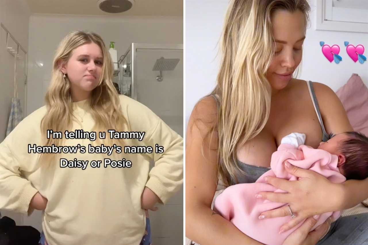 Kylie Jenner’s nemesis Tammy Hembrow shows off her tiny frame in pink bikini just ONE month after welcoming third child