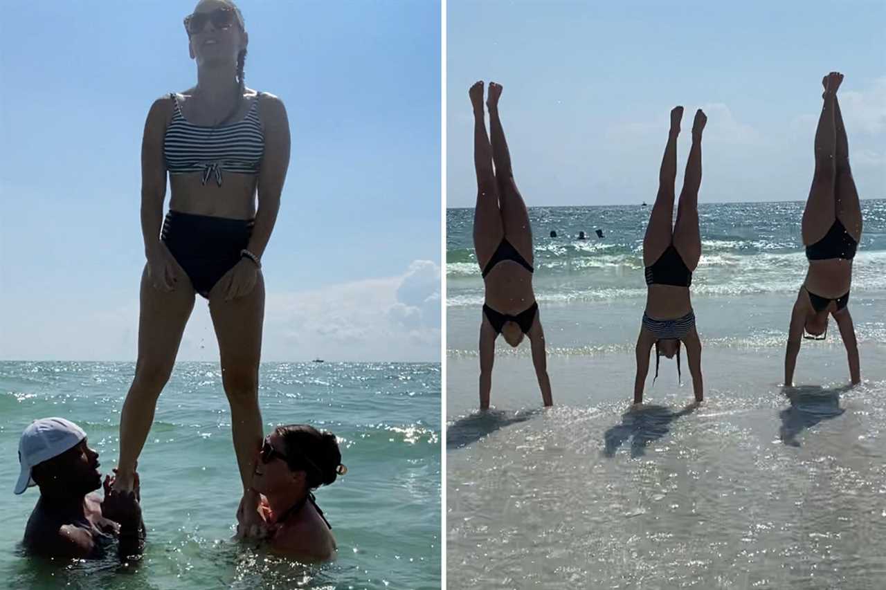 Teen Mom Mackenzie McKee shows off her fit body in tiny black bikini while on Florida beach with best friend