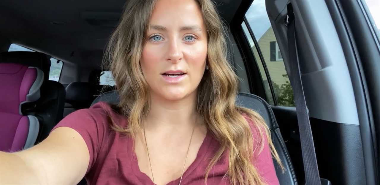 Teen Mom Leah Messer covers up her stomach during family vacation amid rumors she’s PREGNANT with fourth baby