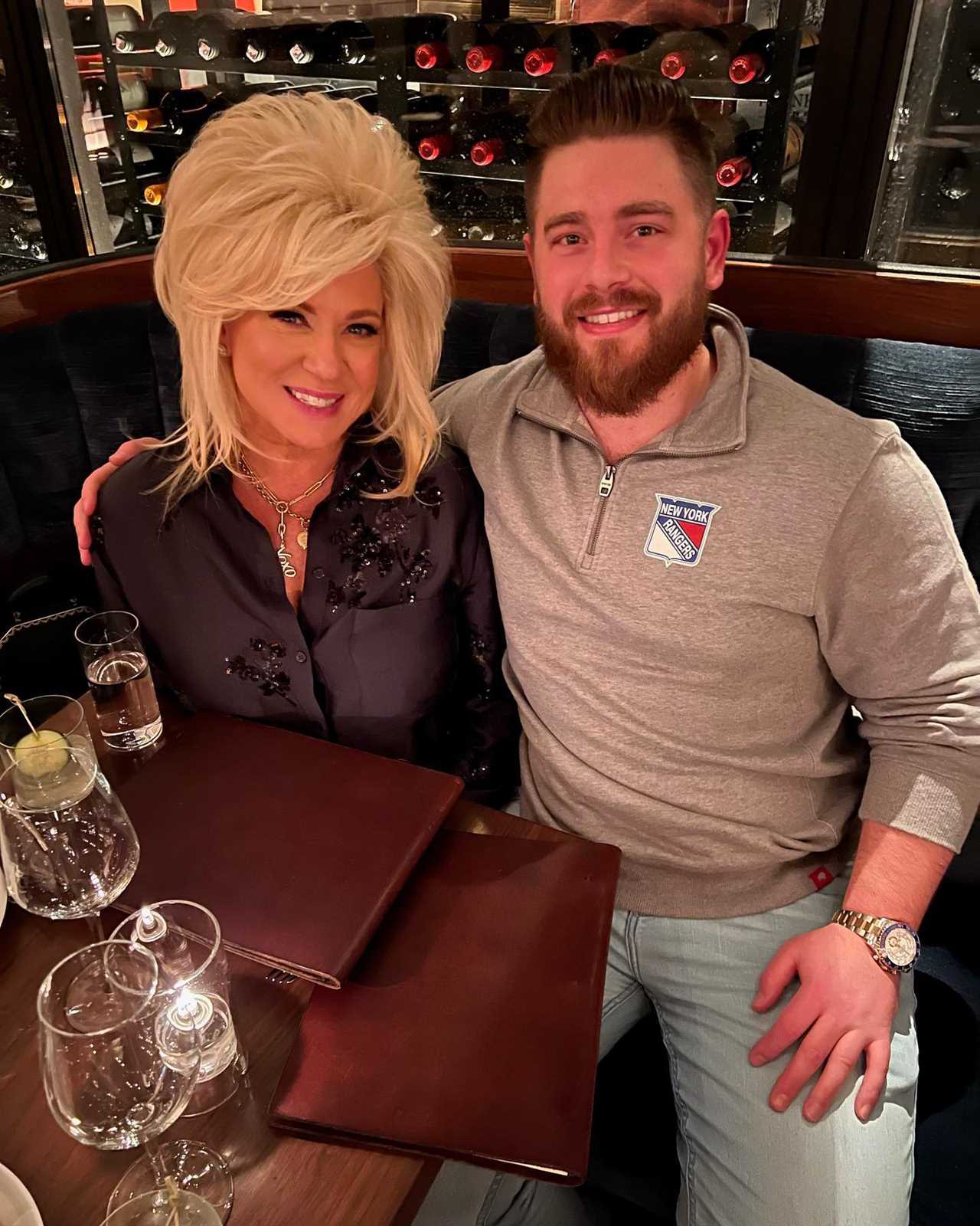 Long Island Medium fans think Theresa Caputo’s son Larry is engaged to girlfriend Leah as they spot ‘clue’ in rare photo