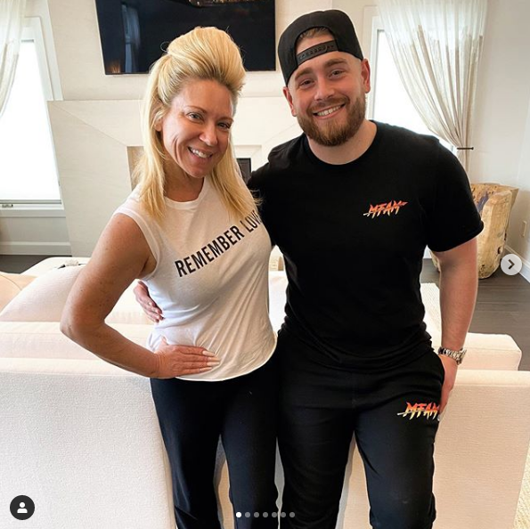 Long Island Medium fans think Theresa Caputo’s son Larry is engaged to girlfriend Leah as they spot ‘clue’ in rare photo