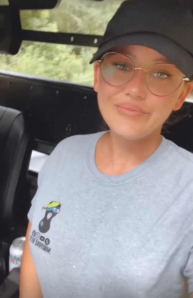 Jenelle Evans shared a video of her riding in an ATV with a can of beer in the cupholder