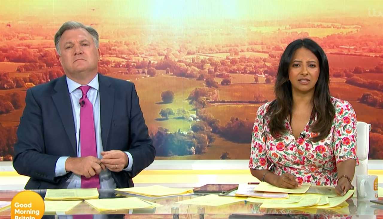 Ranvir Singh and Ed Balls in VERY awkward clash with Good Morning Britain star who snaps ‘can we crack on?’