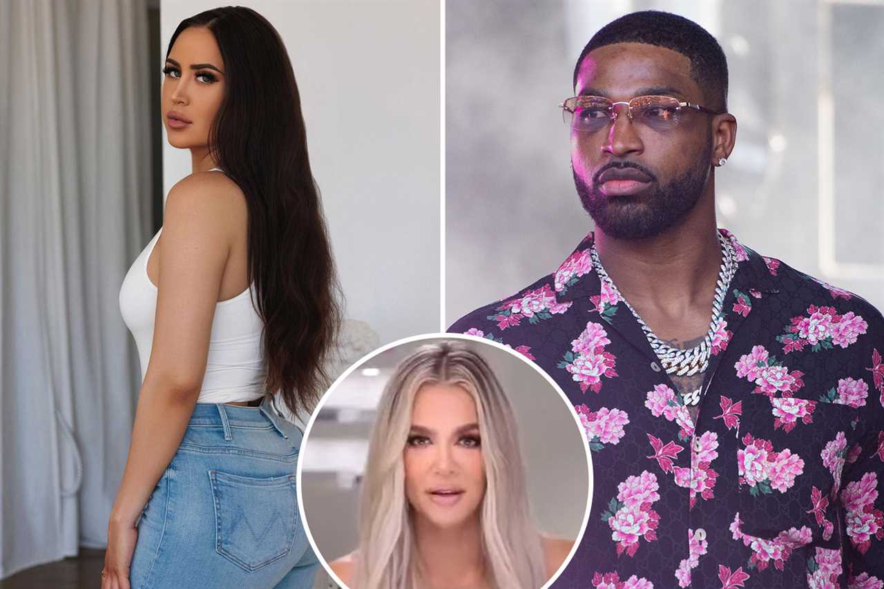 Tristan Thompson’s baby mama Maralee Nichols shows off her TINY waist as he expects second child with Khloe Kardashian