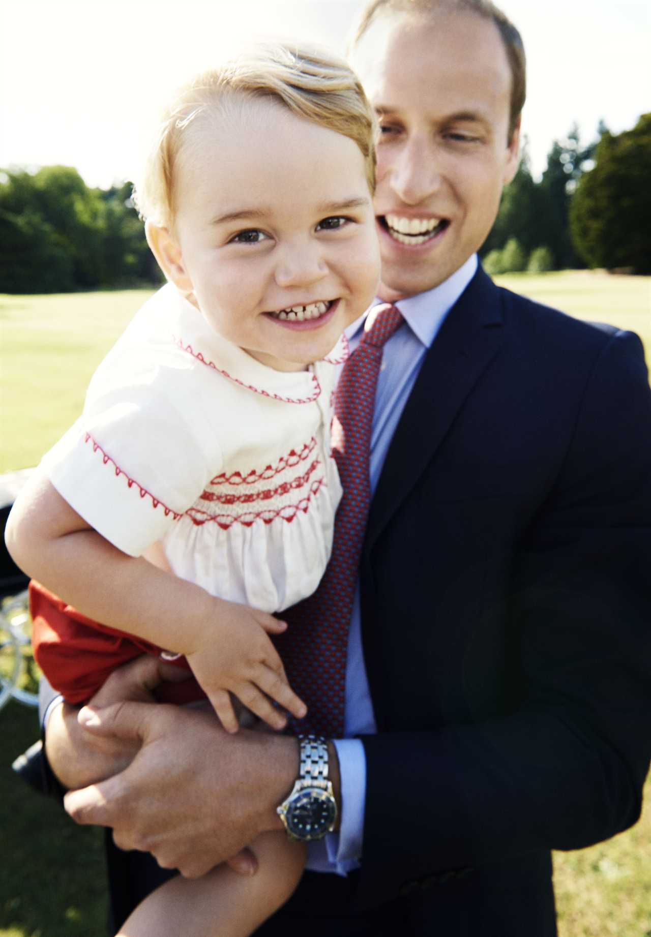 Prince George flashes huge smile in latest photo released to mark his ninth birthday