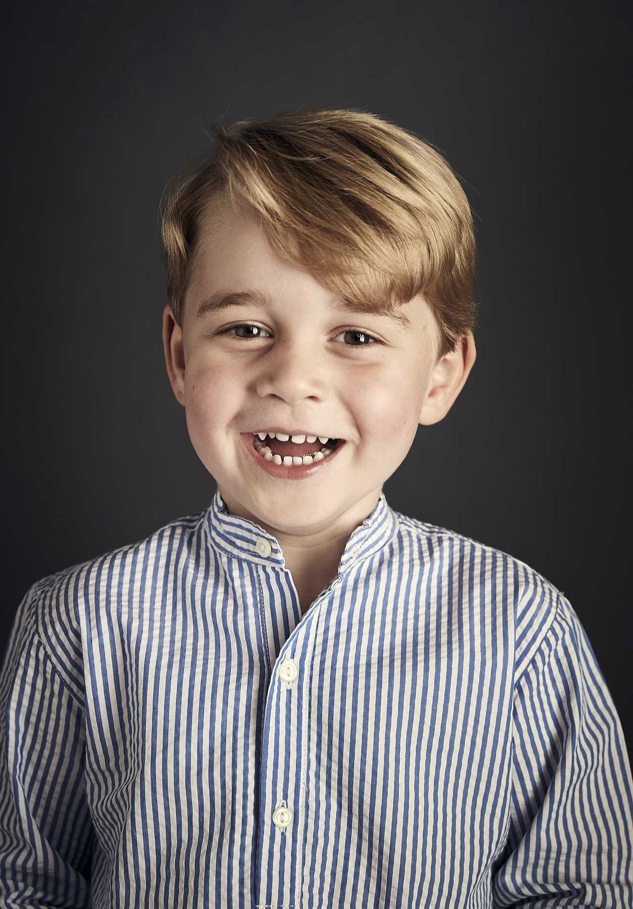 Prince George flashes huge smile in latest photo released to mark his ninth birthday