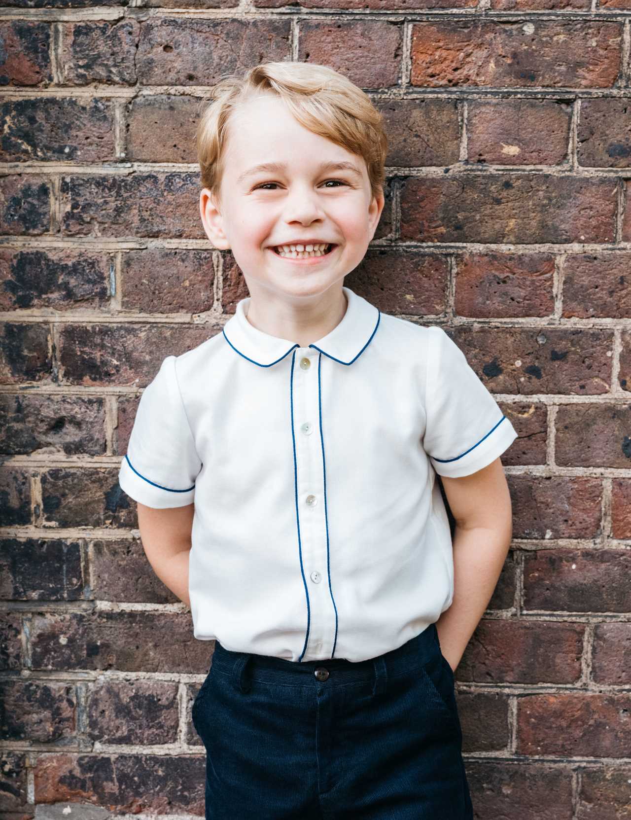 Prince George flashes huge smile in latest photo released to mark his ninth birthday