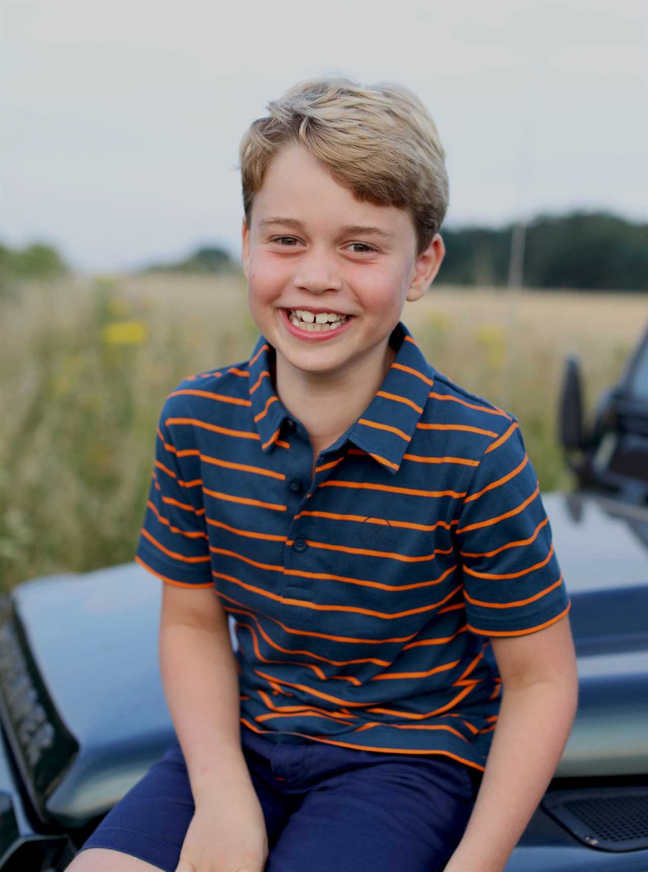 Prince George flashes huge smile in latest photo released to mark his ninth birthday