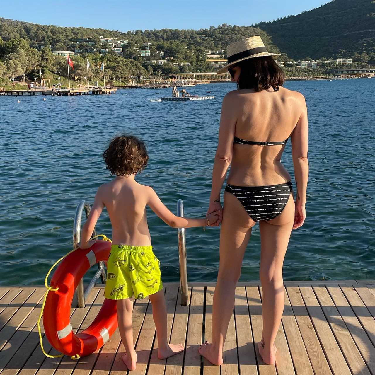 EastEnders legend Martine McCutcheon looks slimmer than ever as she poses in a bikini on Turkey holiday