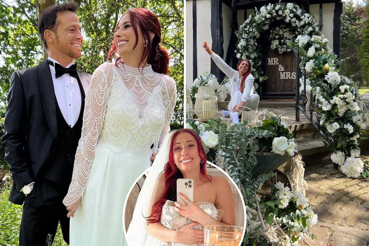 Stacey Solomon reveals first pictures of her marriage to Joe as Pickle Cottage transformed into wedding wonderland