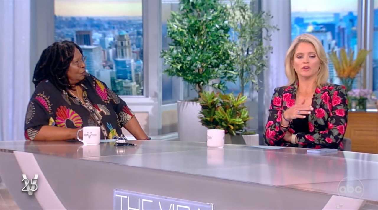 The View fans shocked as Whoopi Goldberg abruptly STOPS show from cutting to commercial during awkward live TV moment