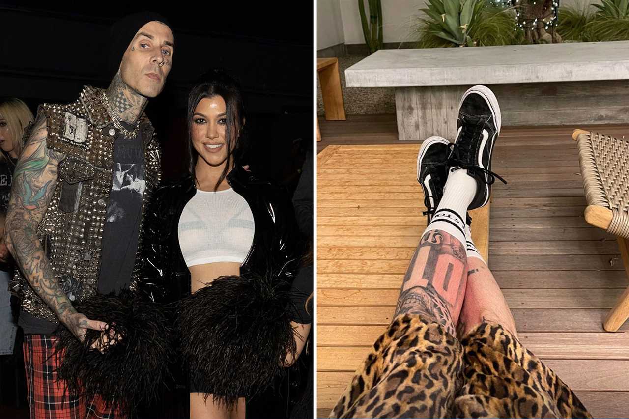 Kourtney Kardashian’s daughter Penelope, 10, ‘copies’ Travis Barker’s rocker style during family outing together in LA