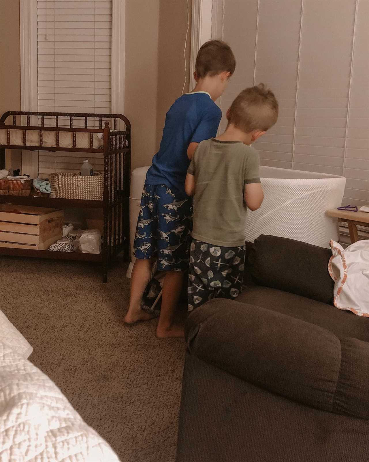 Jill Duggar shares first look inside baby Freddy’s nursery including brown La-Z-Boy recliner & handmade swaddles