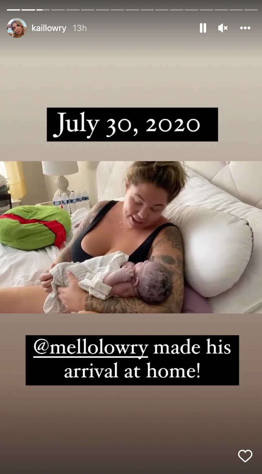 Teen Mom Kailyn Lowry shares throwback pics of home birth with son Creed as fans think she’s pregnant with fifth child