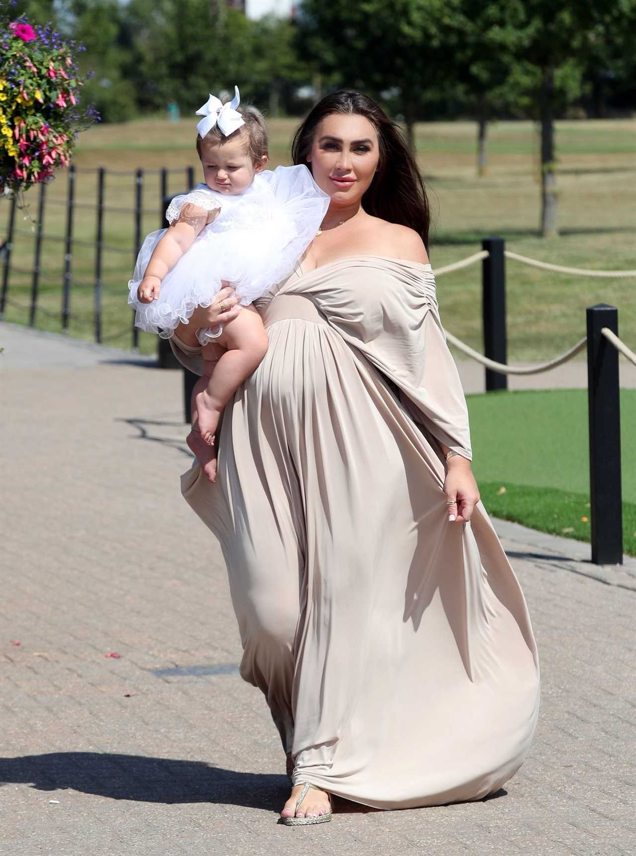 Lauren Goodger puts on brave face and celebrates Larose’s first birthday after baby loss heartbreak