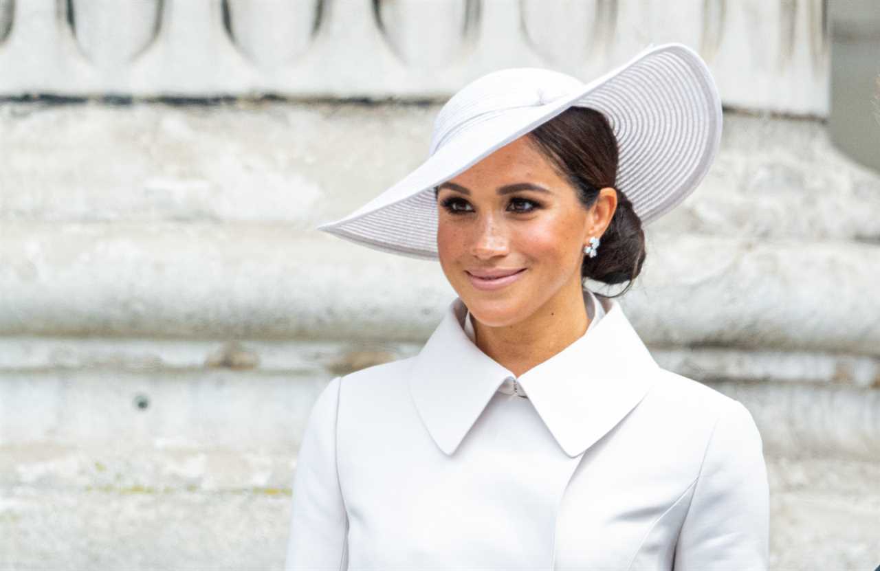 Meghan Markle at the Queen's Platinum Jubilee celebrations