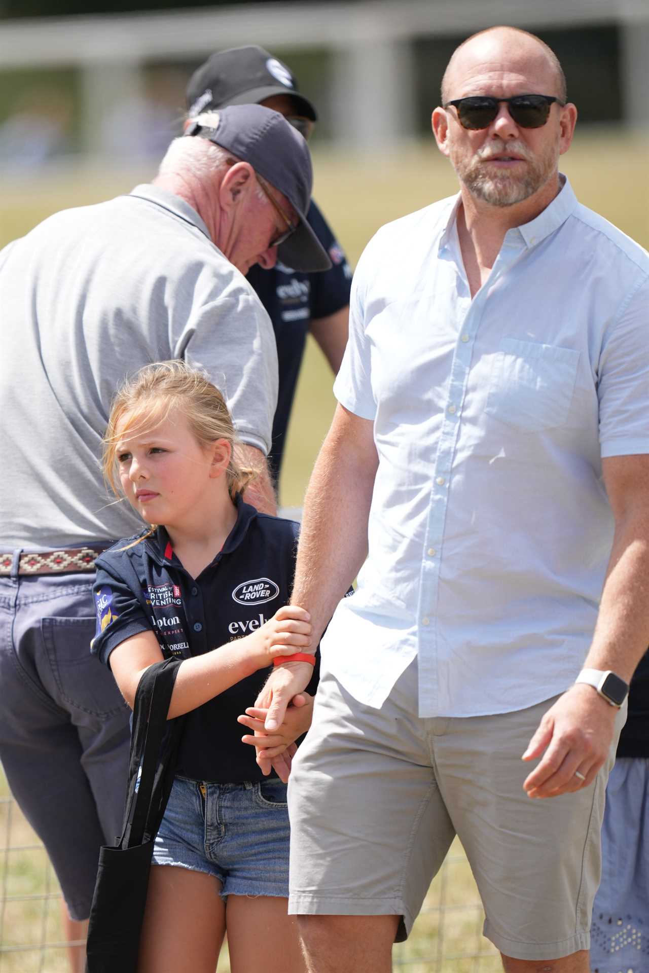 Zara Tindall’s daughter Mia looks like she’s following in her equestrian footsteps as she jumps on a carousel