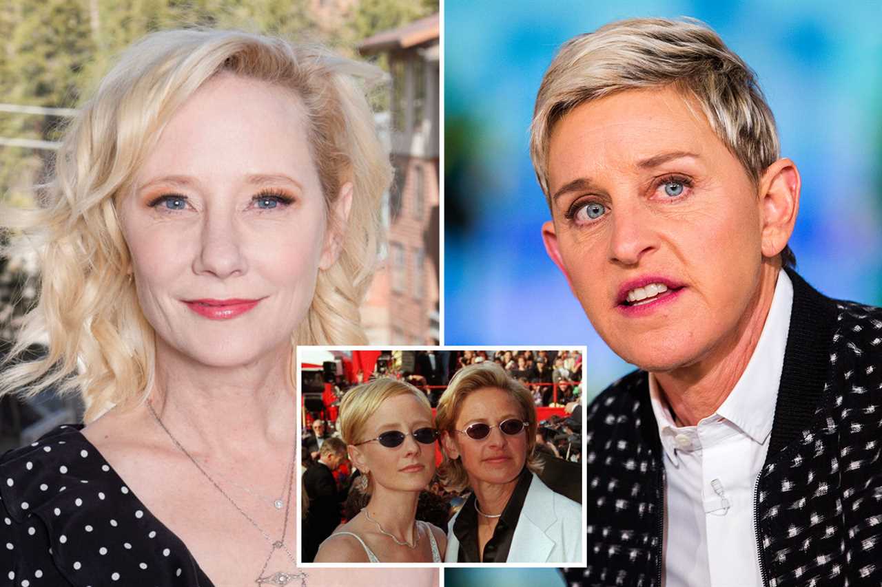 Horror pics of Anne Heche’s fiery car crash revealed after Ellen DeGeneres’ ex is hospitalized with ‘severe burns’