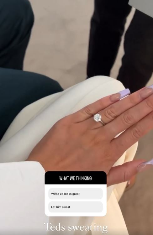 Love Island’s Faye Winter sparks rumours she’s engaged to boyfriend Teddy as she poses with Tiffany engagement ring