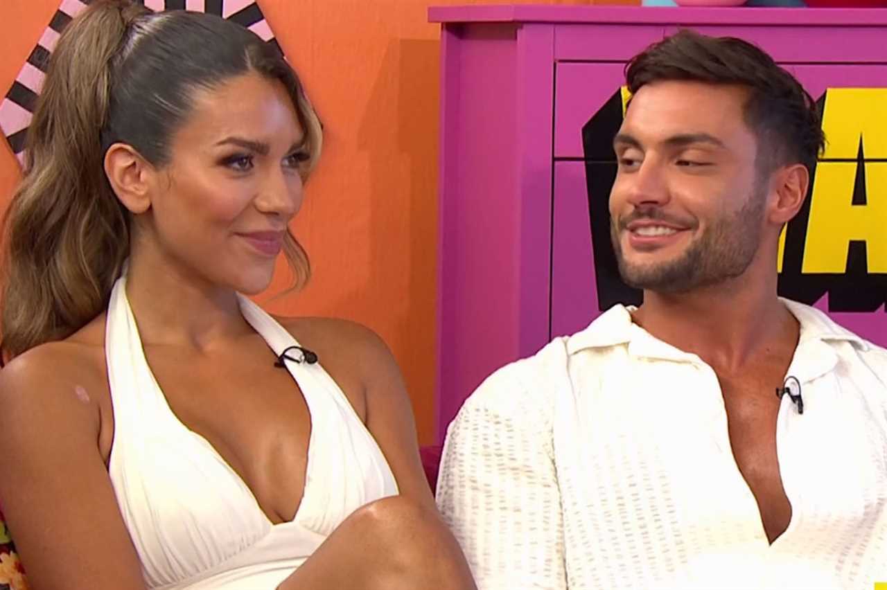 Love Island’s Davide refuses to sit next to Denise Van Outen as she insists ‘he’s nervous of me’