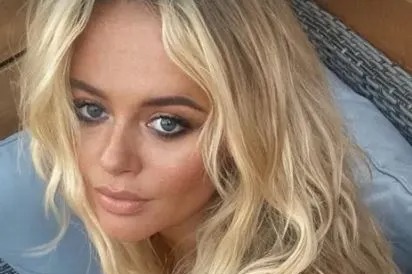 Emily Atack stuns in emerald suit and black heels during London photoshoot