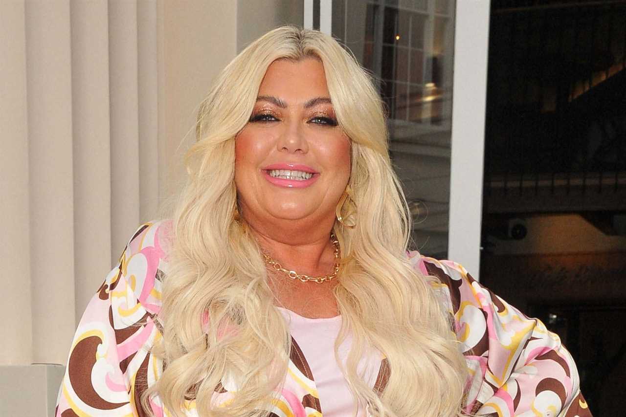 Gemma Collins looks slimmer than ever in leopardprint swimsuit with Love Island pal after weight loss