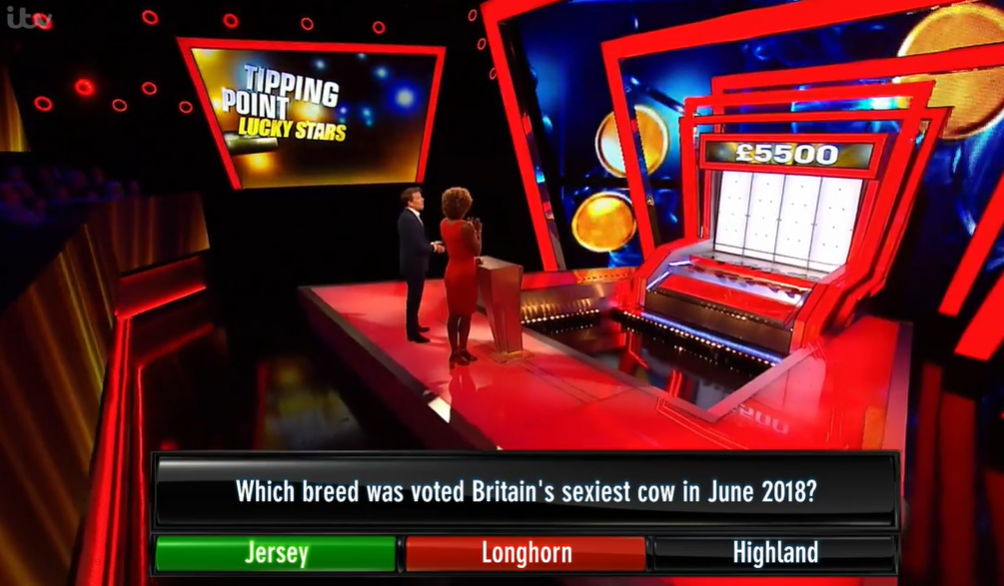 Tipping Point fans have the same complaint after ‘sexiest cow’ question leaves then stunned