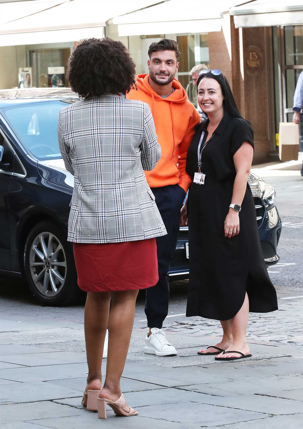 Love Island winner Davide mobbed by fans as he drives £60k Mercedes through Manchester