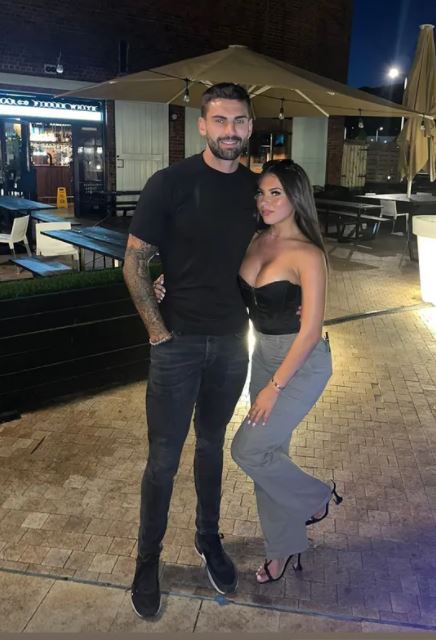 Moment Love Island star Adam Collard is attacked as thugs ‘rip top off’ while on night out with girlfriend Paige Thorne