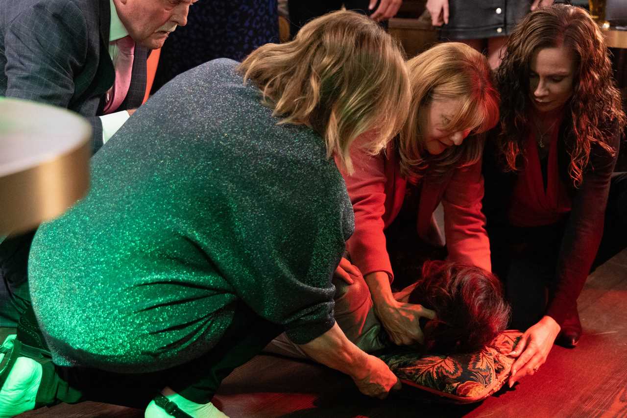 Emmerdale spoilers: Faith Dingle collapses at her last ever party as terminal cancer takes hold