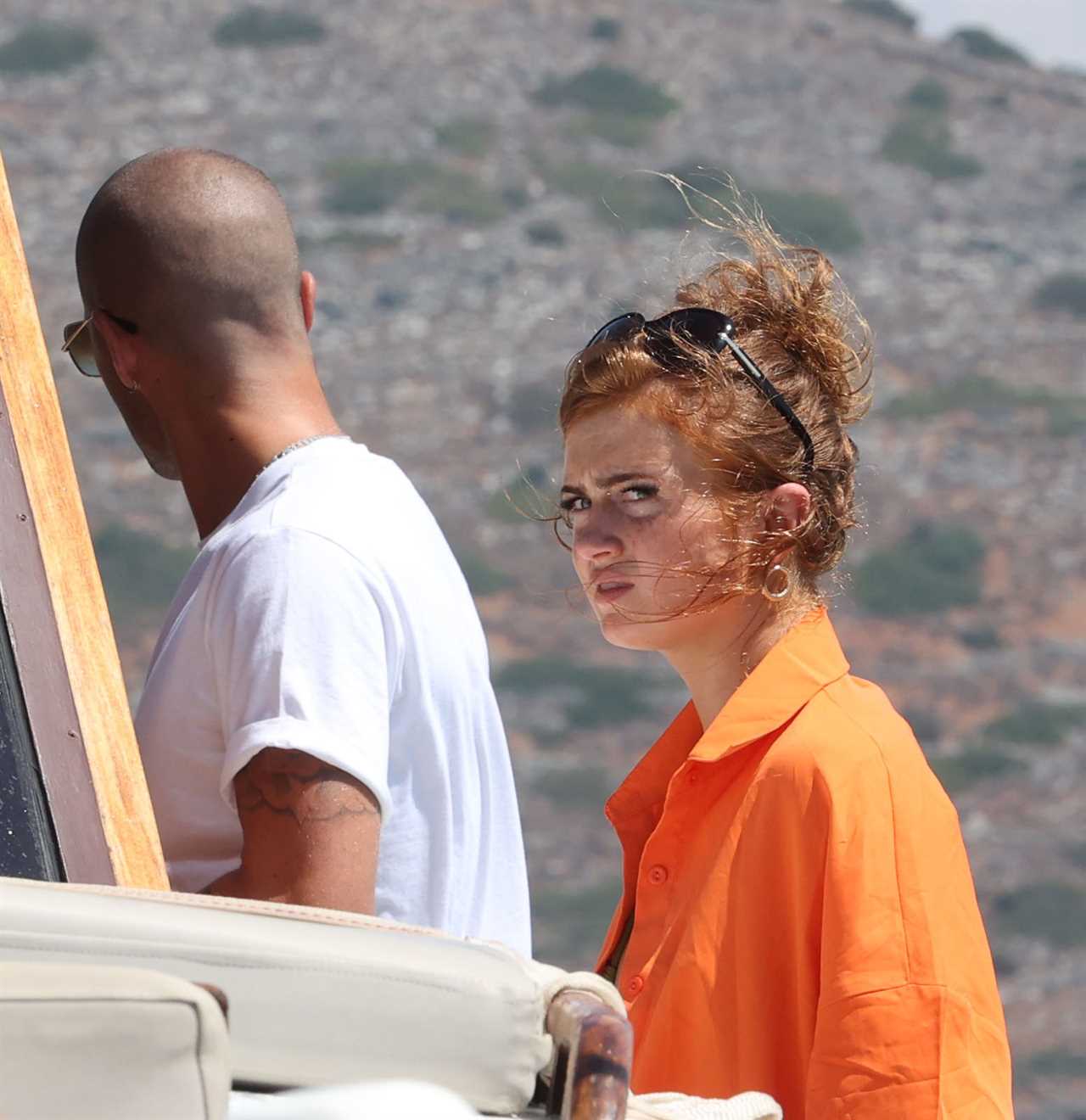 Maisie Smith looks downcast after romantic holiday with new boyfriend Max George