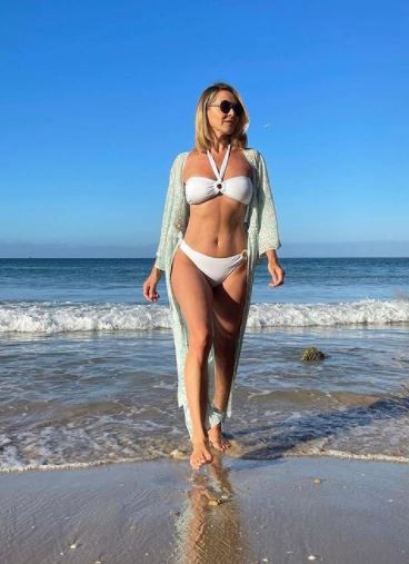 Tess Daly, 53, looks incredible in a bikini on holiday before Strictly Come Dancing launch next month