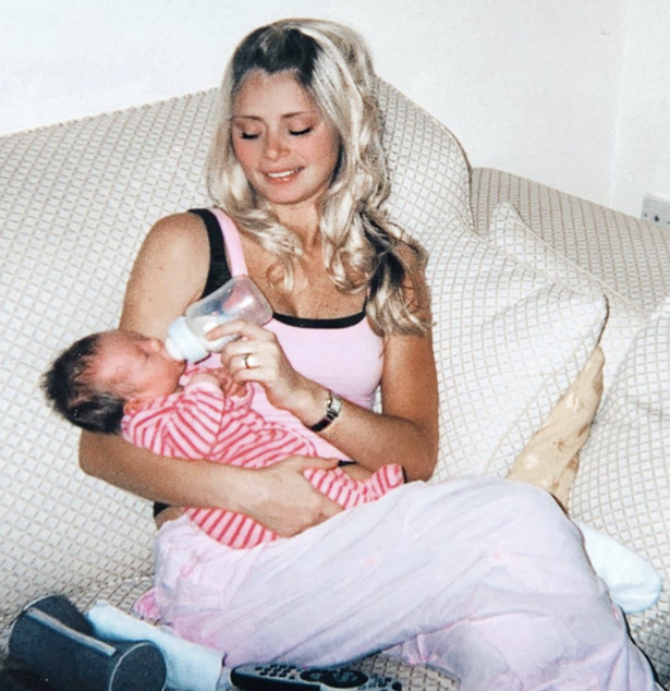 Towie star looks unrecognisable in throwback snap with rarely-seen daughter – can you guess who?