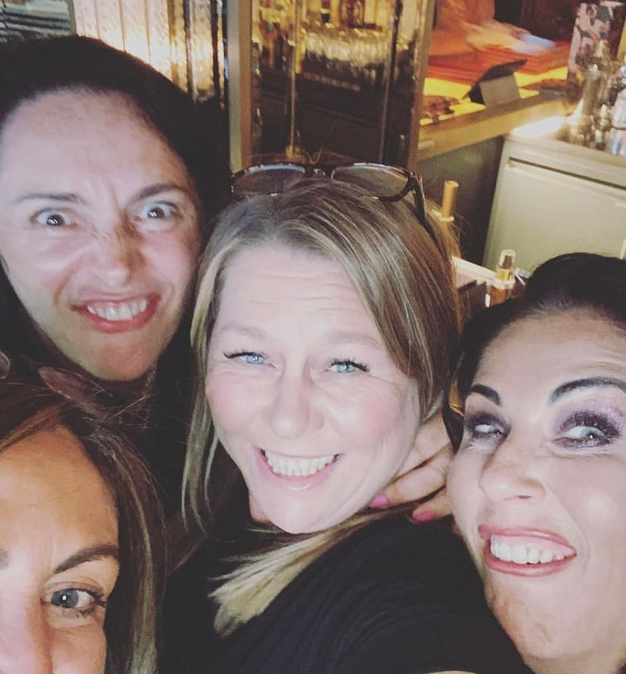 EastEnders’ Jessie Wallace enjoys glam night out with pals after sparking rumours she’s secretly married partner