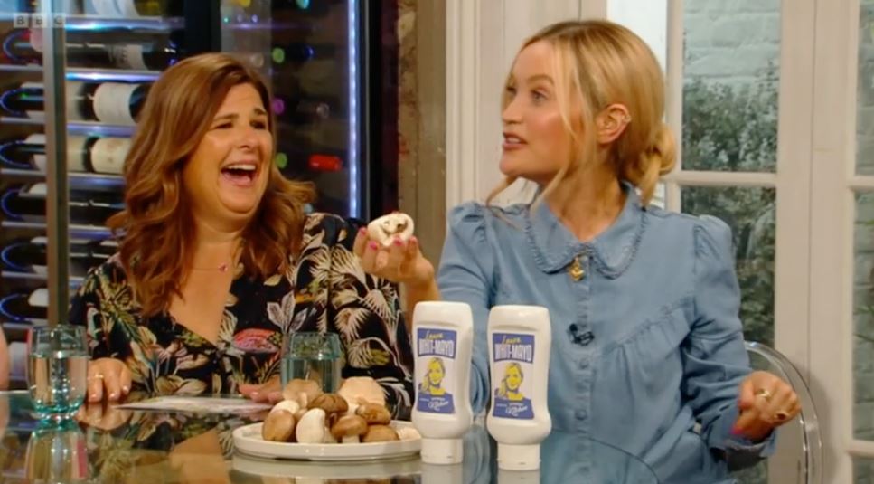 Love Island’s Laura Whitmore shocks Saturday Kitchen viewers as she chomps on ‘horror’ food combo