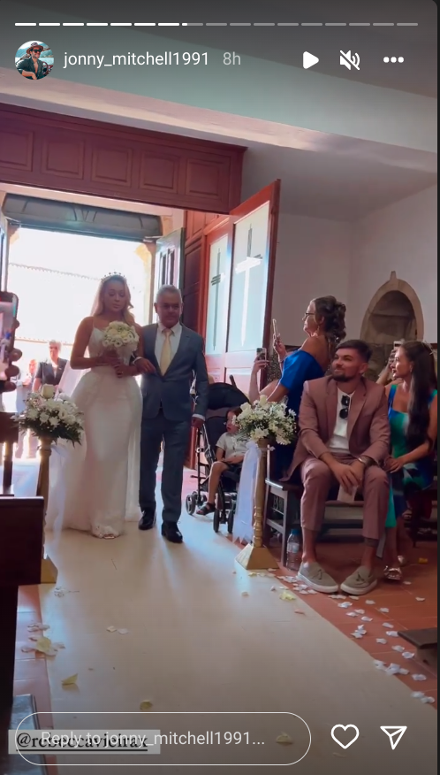 Love Island’s Marcel Somerville marries model Rebecca Vieira as he shares first wedding photo