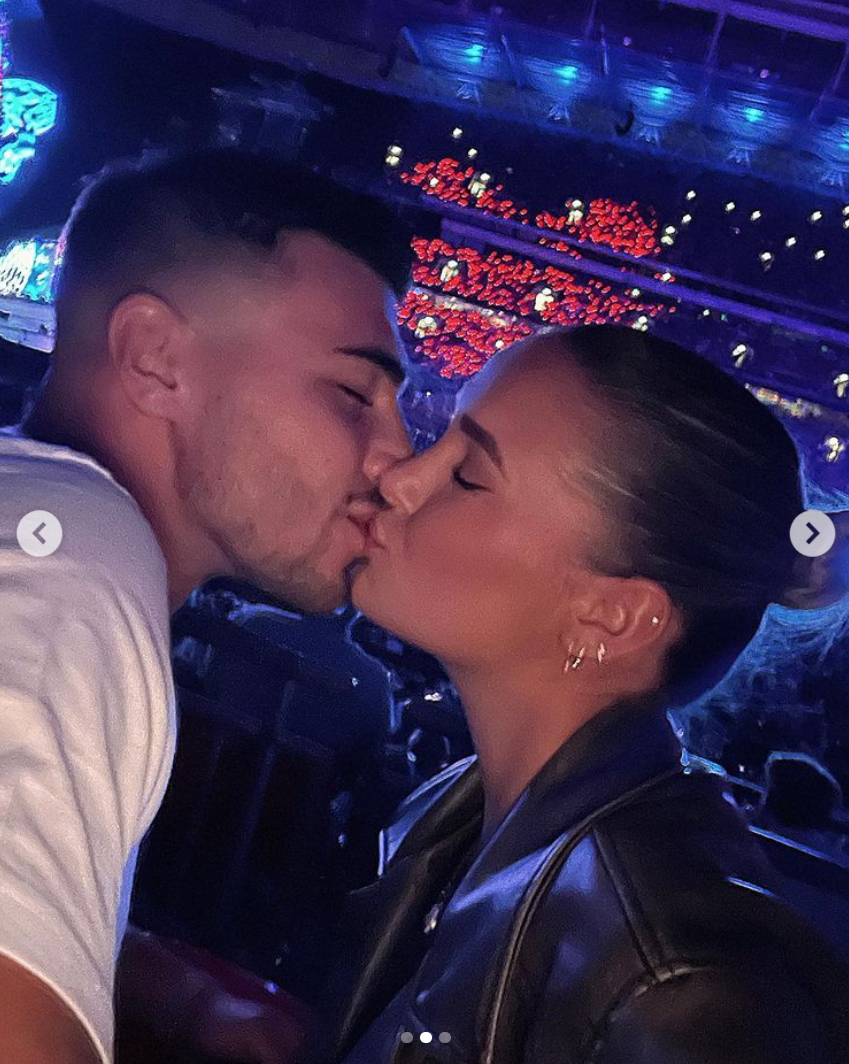 Molly-Mae Hague kisses Tommy Fury on romantic date night to see Coldplay at Wembley