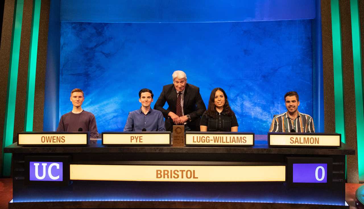 I was on University Challenge with Jeremy Paxman and couldn’t believe what he wore behind the desk